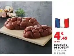 Hyper U Rognons de bœuf offre
