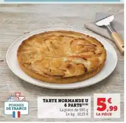 Hyper U Tarte Normande U 6 Parts offre