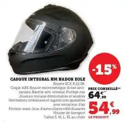 Hyper U Casque integral nm nador eole offre