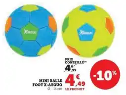 Hyper U Mini balle foot x-aequo offre