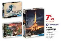 Hyper U CLEMENTONI Puzzle 1000 pièces offre