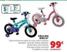 Hyper U VÉLO KID BIKE 14 offre