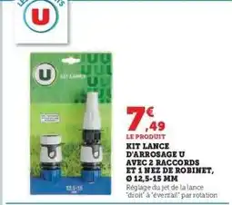 Hyper U U Kit lance d'arrosage offre