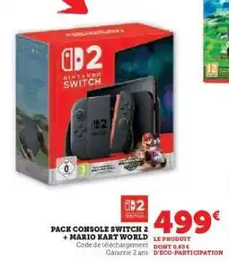 Hyper U Pack console switch 2 + mario kart world offre