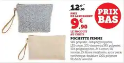 Hyper U Pochette femme offre