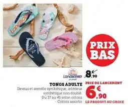 Hyper U Tongs Adulte offre