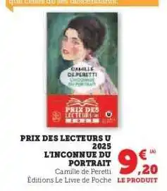 Hyper U Prix des lecteurs u l'inconnue du portrait offre