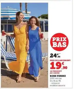 Hyper U Robe femme offre