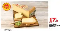 Hyper U COMTÉ AOP GRANDE SAVEUR BADOZ offre