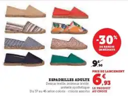 Hyper U Espadrilles adulte offre