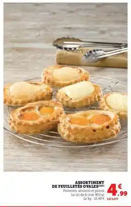 Hyper U ASSORTIMENT DE FEUILLETÉS OVALES offre