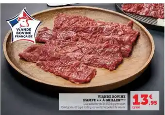 Hyper U Viande Bovine Hampe à Griller offre
