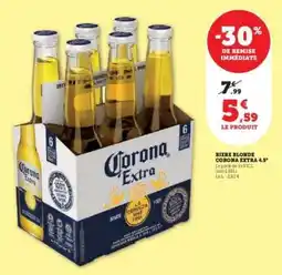 Hyper U BIERE BLONDE CORONA EXTRA 4.5° offre