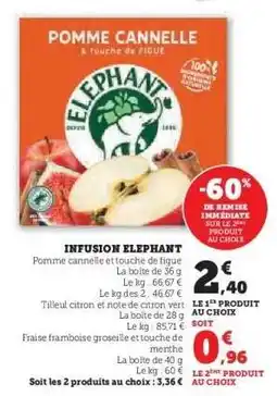 Hyper U INFUSION ÉLÉPHANT offre