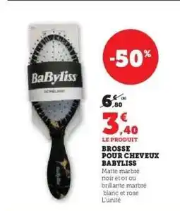 Hyper U Brosse pour cheveux BaByliss offre