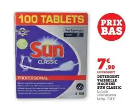 Hyper U DETERGENT VAISSELLE MACHINE SUN CLASSIC offre