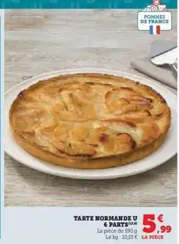 Super U Tarte Normande U offre