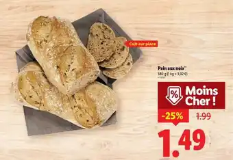 Lidl Pain aux noix offre