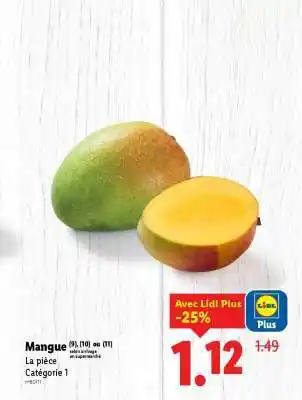 Lidl Mangue offre