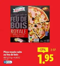 Lidl Pizza royale cuite au feu de bois offre