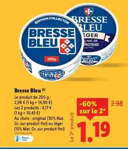 Lidl Bresse Bleu offre