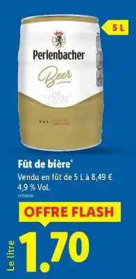 Lidl Perlenbacher Beer offre