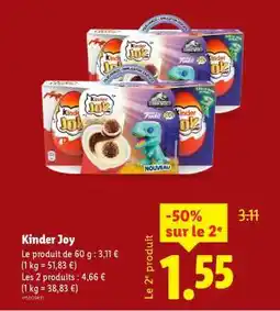 Lidl Kinder Joy offre