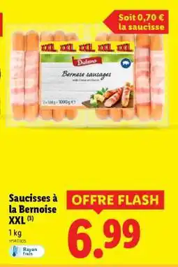Lidl Saucisses à la Bernoise XXL offre