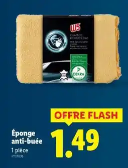 Lidl Éponge anti-buée offre