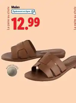 Lidl Mules offre