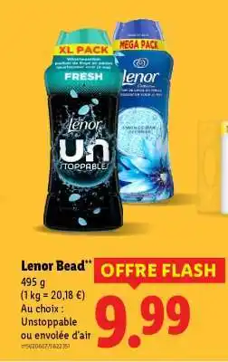 Lidl Lenor Bead offre