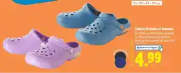 Lidl Sabots femme et homme offre