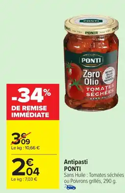 Carrefour Market PONTI Antipasti offre