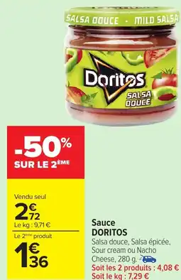 Carrefour Market DORITOS Sauce offre