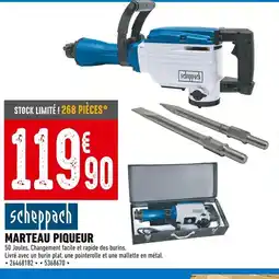 Brico Cash scheppach Marteau piqueur offre