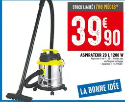 Brico Cash Aspirateur 20 l 1200 w offre