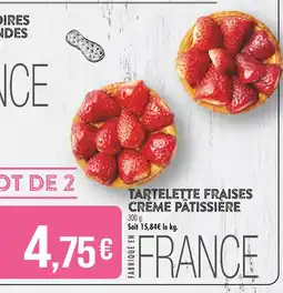 Match Tartelette Fraises Crème Pâtissiere offre