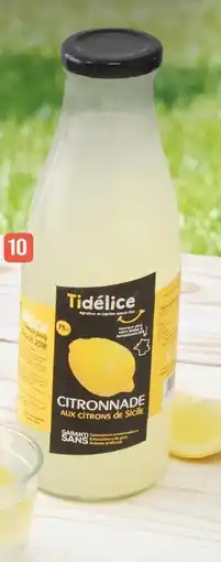 Match Tidèlice Citronnade aux citrons Citronnade Sicile offre