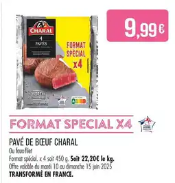 Match CHARAL Pavé de bœuf offre