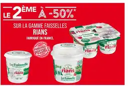 Match RIANS Le 2ème à -50% sur la gamme faisselles rians offre
