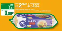 Match CARREFOUR CLASSIC Burgers nature offre