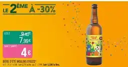 Match MOULINS D’ASCQ Bière d'été offre