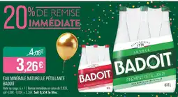 Match Badoit Eau minérale naturelle pétillante offre