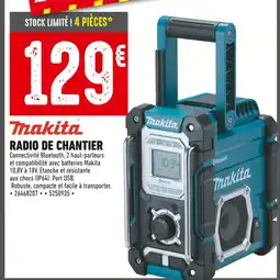 Batkor MAKITA Radio de Chantier offre