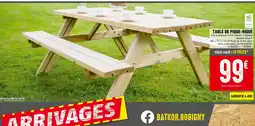 Batkor TABLE DE PIQUE-NIQUE offre