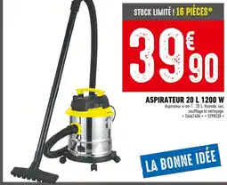 Batkor Aspirateur 20 L 1200 W offre