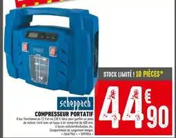 Batkor SCHEPPACH Compresseur portatif offre