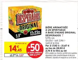 Intermarché DESPERADOS Desperados Original offre