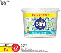 Intermarché Blini Tzatzíki offre
