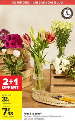 Carrefour Market Foire à la botte offre